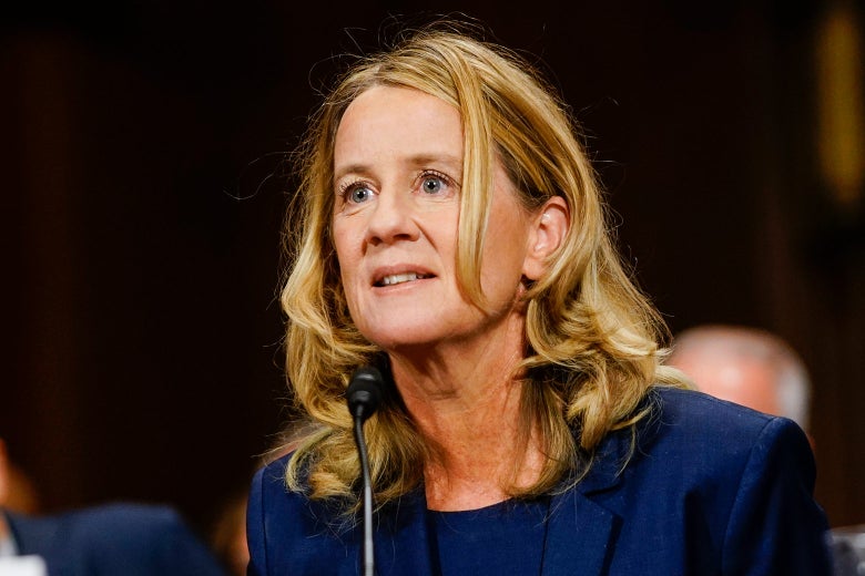 Ford testifying at a mic.